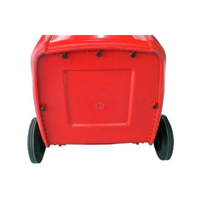 Foot Pedal Blue Public Plastic 100 Liter Trash Can Recycle 100 L With Wheels