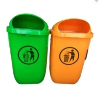 Tempat Sampah Plastik Kembar Ramah Lingkungan 50L