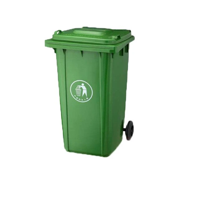Tempat Sampah Beroda EN840 240L untuk Luar Ruangan
