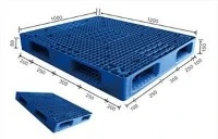 Pallet Plastik HDPE Digunakan Untuk Pengangkutan Dan Penyimpanan Benang Tekstil