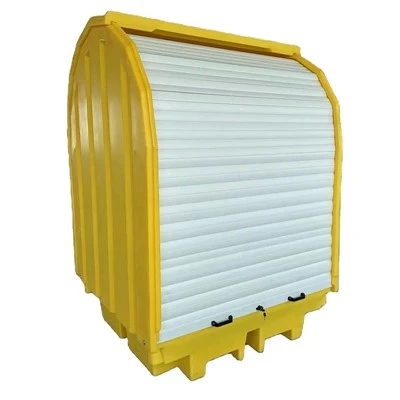 4 Drum Pallet Bundel yang Dapat Dikunci Dengan Hard Cover