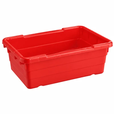 Kotak Tote Lug Daging HDPE Untuk Pengolahan Daging