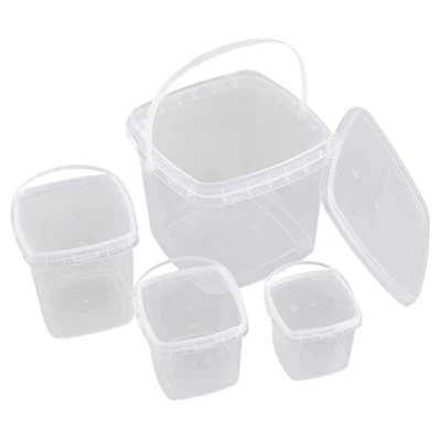 Kotak takeaway penyimpanan tamper persegi tipis